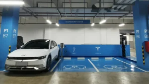 ev charging station di apartemen verde two